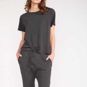 NWT Nili Lotan Brady Tee in Gunmetal